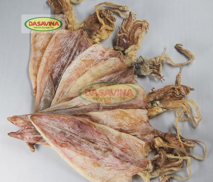 Mực khô Cô Tô loại 1 thân dày, thịt mực tươi ngon