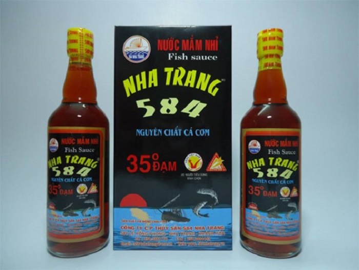 Thương hiệu nước mắm 584 đắc sản Nha Trang